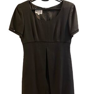 90s Yves Cossette Depeche Mode Black Cocktail Dress